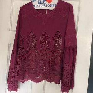 Anthropologie Chloe Oliver Bell Sleeve